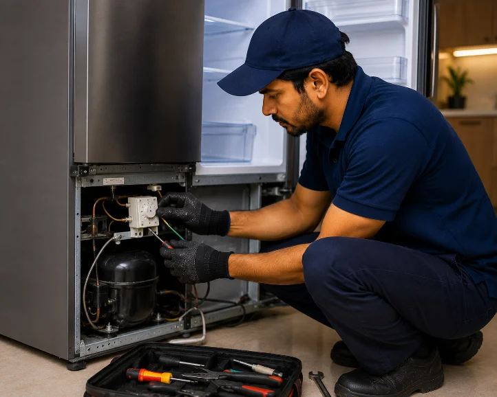 Double Door Fridge Compressor — Sri Anjaneya Home Care, Erode