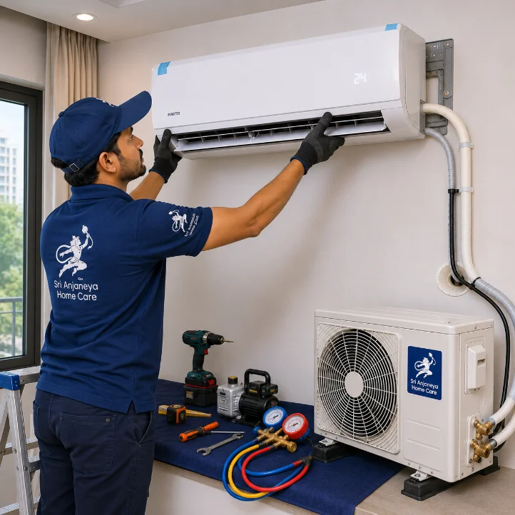 Split AC Installation — Sri Anjaneya Home Care, Erode